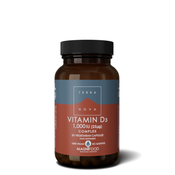 Vitamin D 1000iu 50 Vegetarian Capsules