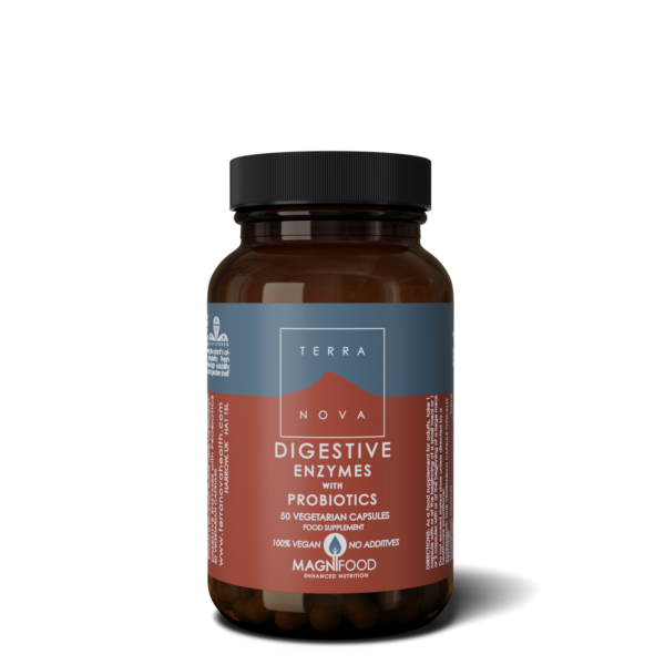 Digestive Enzyme with Probiotics 50  Vegetarian Capsules